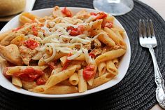 Easy Grilled Chicken Penne al Fresco