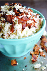 CQ- Blue cheese bacon slaw