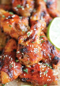 CQ-honey Siracha wings