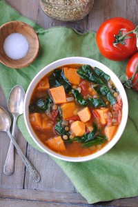 CQ- Sweet Potato and Lentil soup